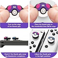 Vista 7 de FUNLAB - Tapas para joystick compatibles con Nintendo SwitchOLEDLite, accesorios de controlador FUNLAB - 6 bolas