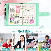 Vista 6 de Papel de recambio A6, 320 páginas A6, hojas sueltas, 6 agujeros, repuestos para cuaderno de 6 anillas rellenables, planificador, diario, pintura