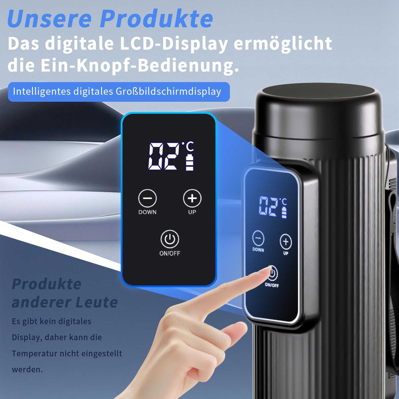 Insulina, borsa frigo portatile con 2 batterie, refrigerante per auto, viaggi, casa, borsa termica medica