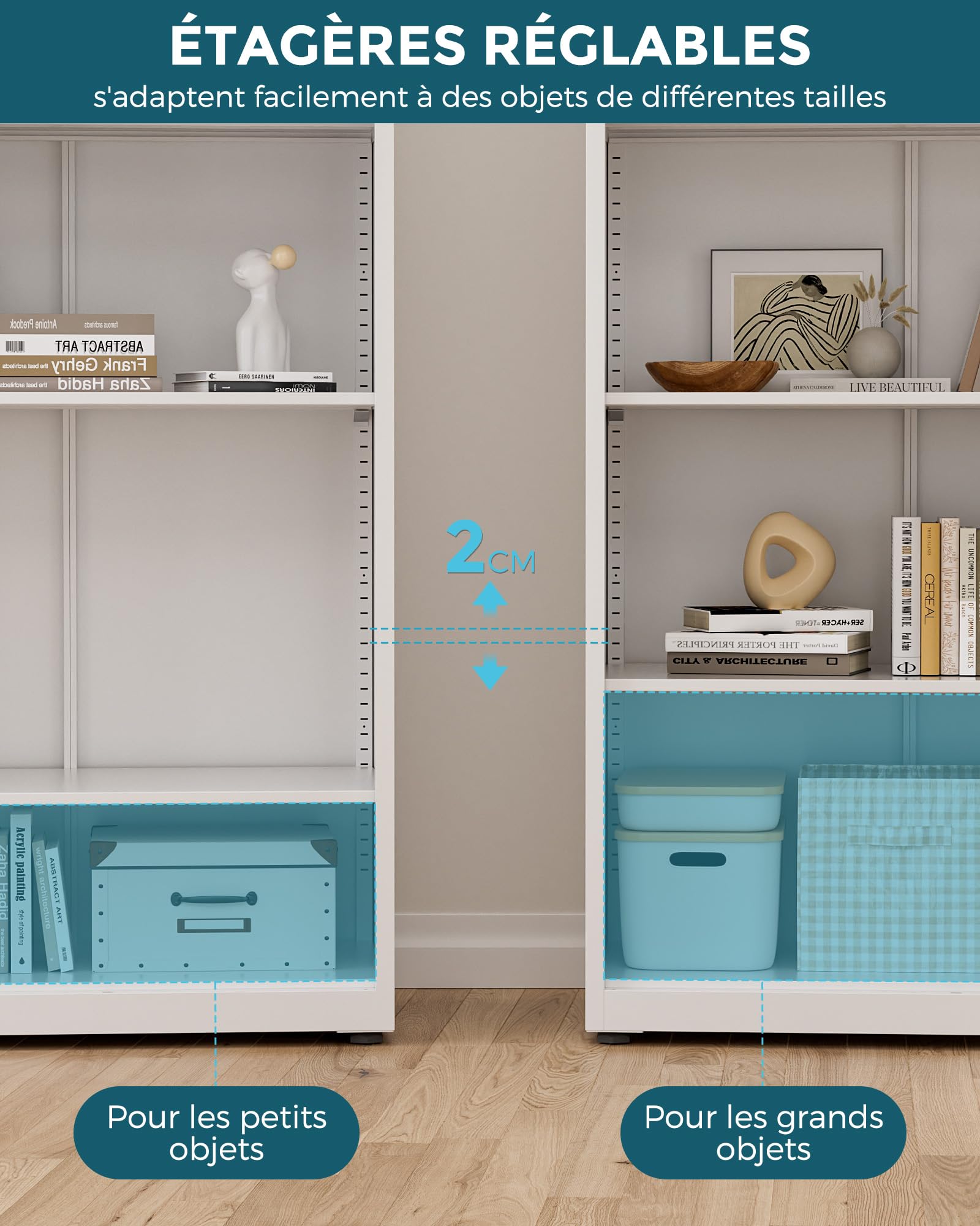 Armoire Métallique 181.5×80×40 cm, Meuble de Rangement de Bureau, 4 Étagères Réglables, avec Serrure, 4 Clés, Adapté aux Bureaux, Garages et Chambres, Blanc