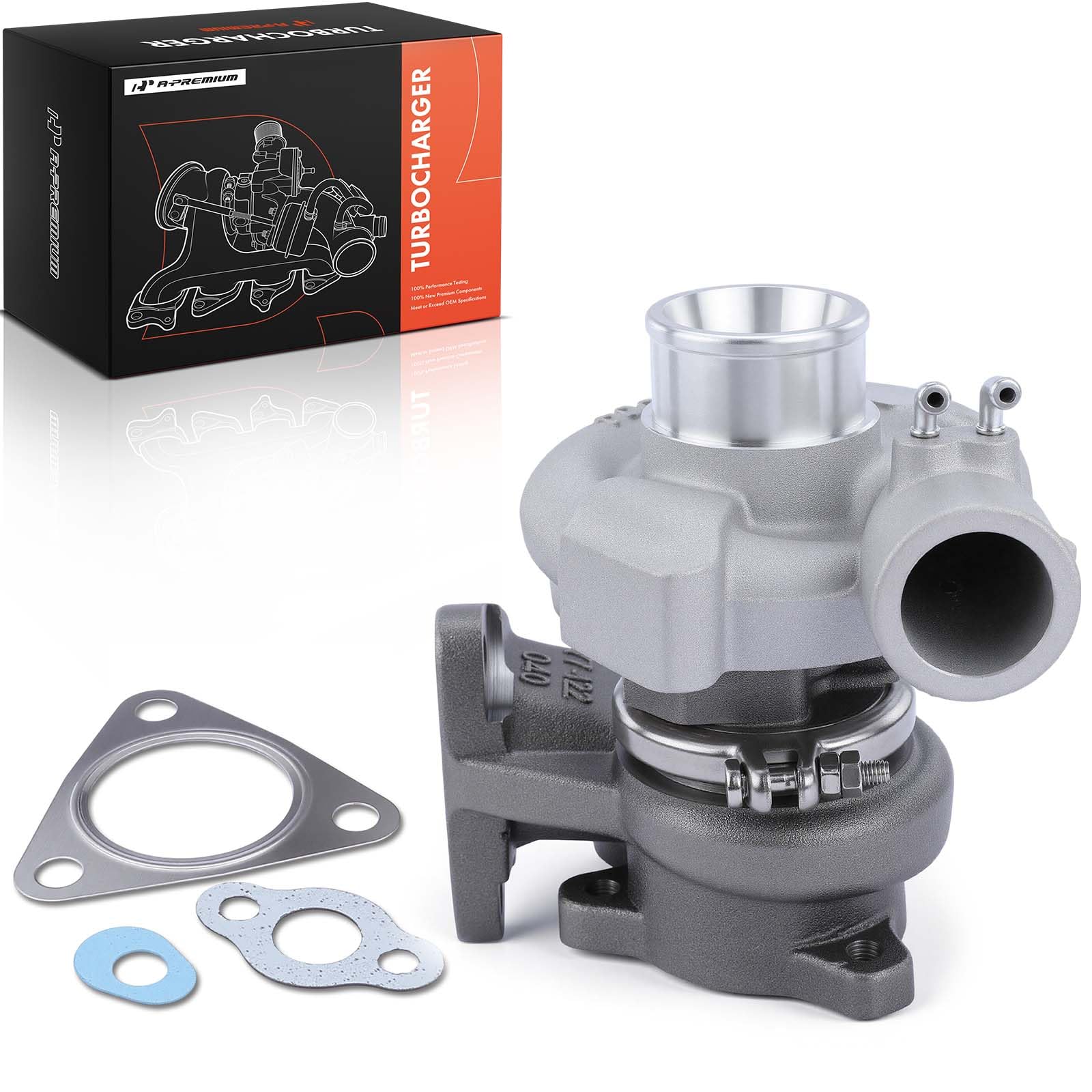 A-Premium Complete Turbocharger Turbo Kit with Gasket | Compatible with Mitsubishi Pajero I, Pajero II, L200, L300, Shogun, Trition, Delica, Express, 2.5 TD 4D56 4D56DE TD04