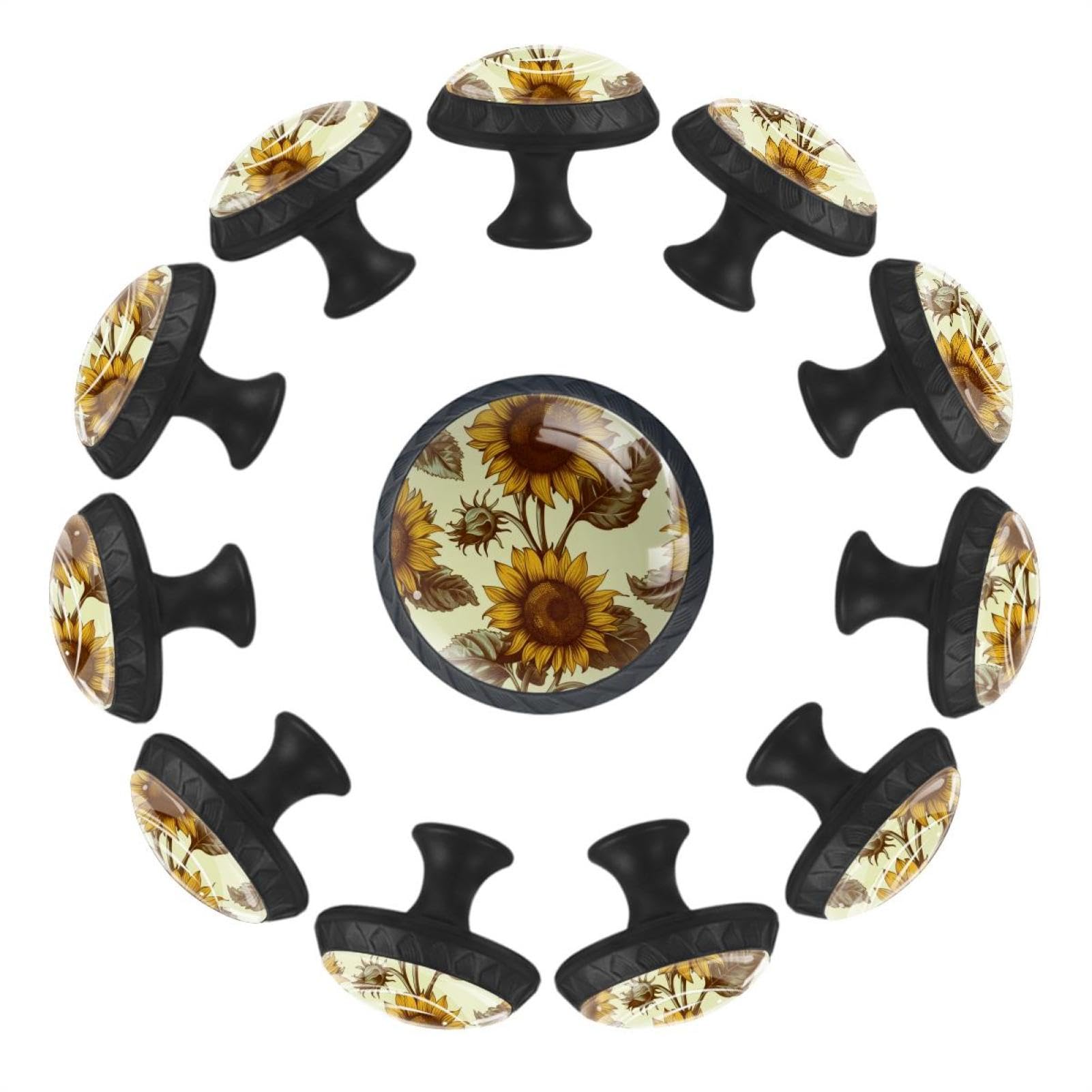 Boutons de tiroir vintage en verre cristal pour sublimer les meubles du salon
