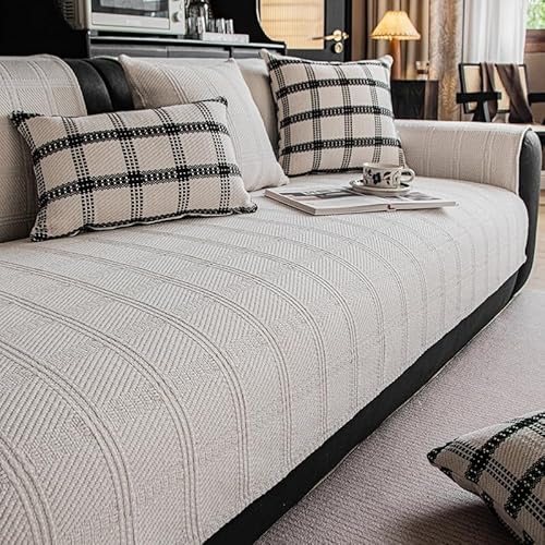 ���g���`�F�b�N���R�[�i�[�\�t�@�J�o�[ - ����~�ߕt�����􂦂闼�ʃv���e�N�^�[�i�y�b�g�p�j NaturalLinen 30*50cm/11.81*19.69inLumbar pillow cover