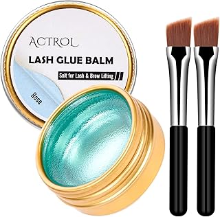 Lash Lift Glue Balm Eyelash Lifting Perm Rose Strong Hold Lash&Brow Perm Glue Balm Brow Adhesive Powerful Sticky Brow Lamination