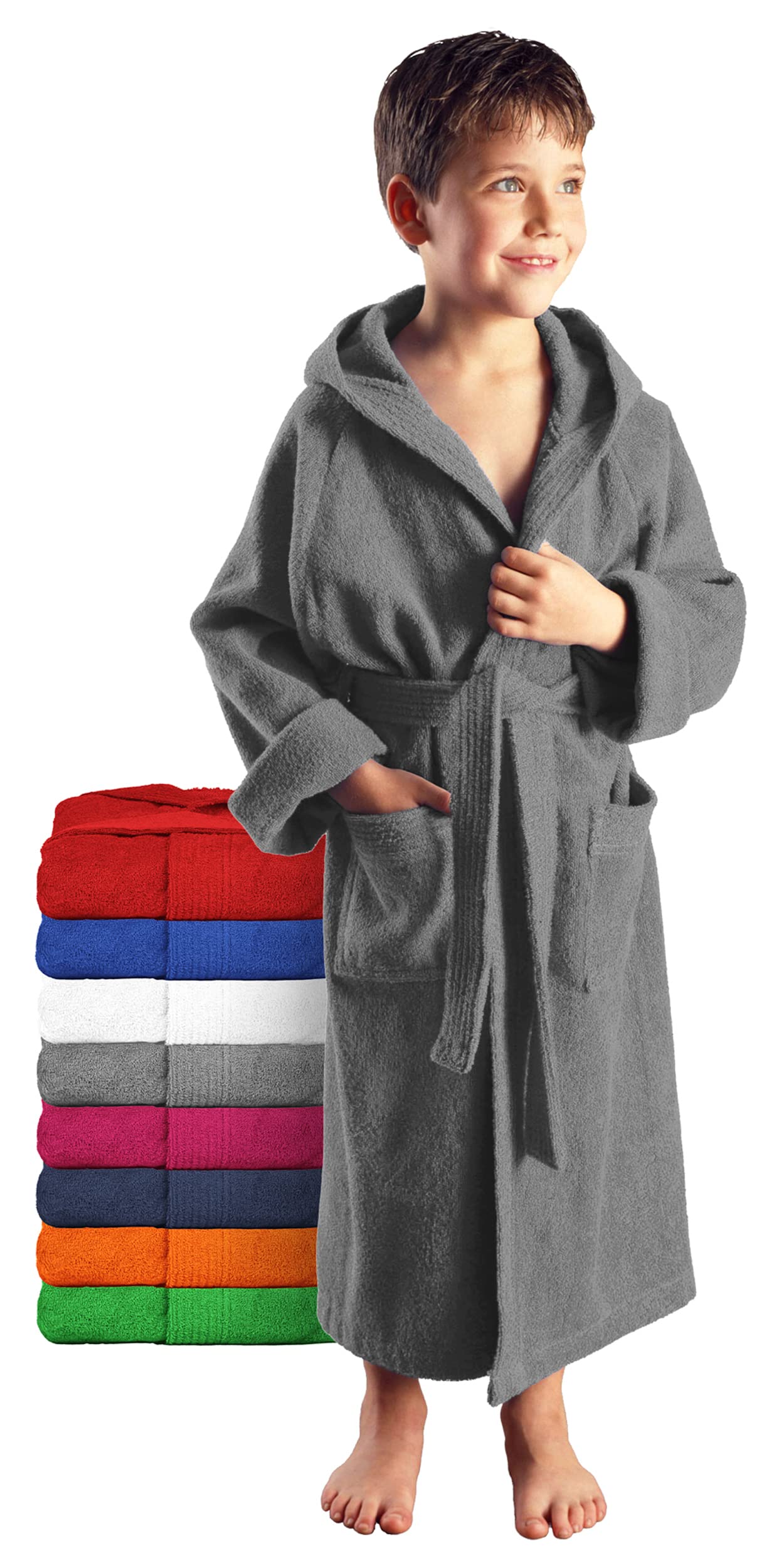 Arus Child’s Bathrobe, 152, Grey