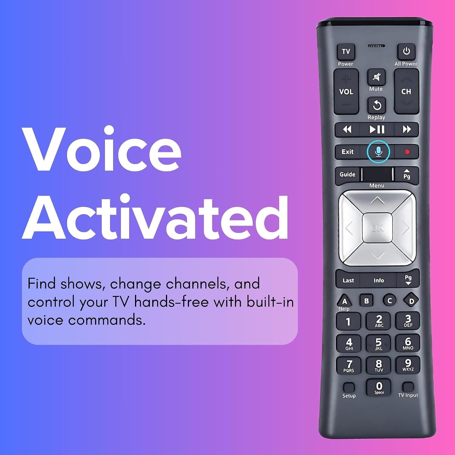 2 Pack XR11 Xfinity Remote Control Replacement – Universal IR/RF Remote for Cox & Comcast, Easy Pairing, Voice Search, Backlit Keys, Compatible with X1, XG1, Xi3 Cable Boxes/DVR Receivers