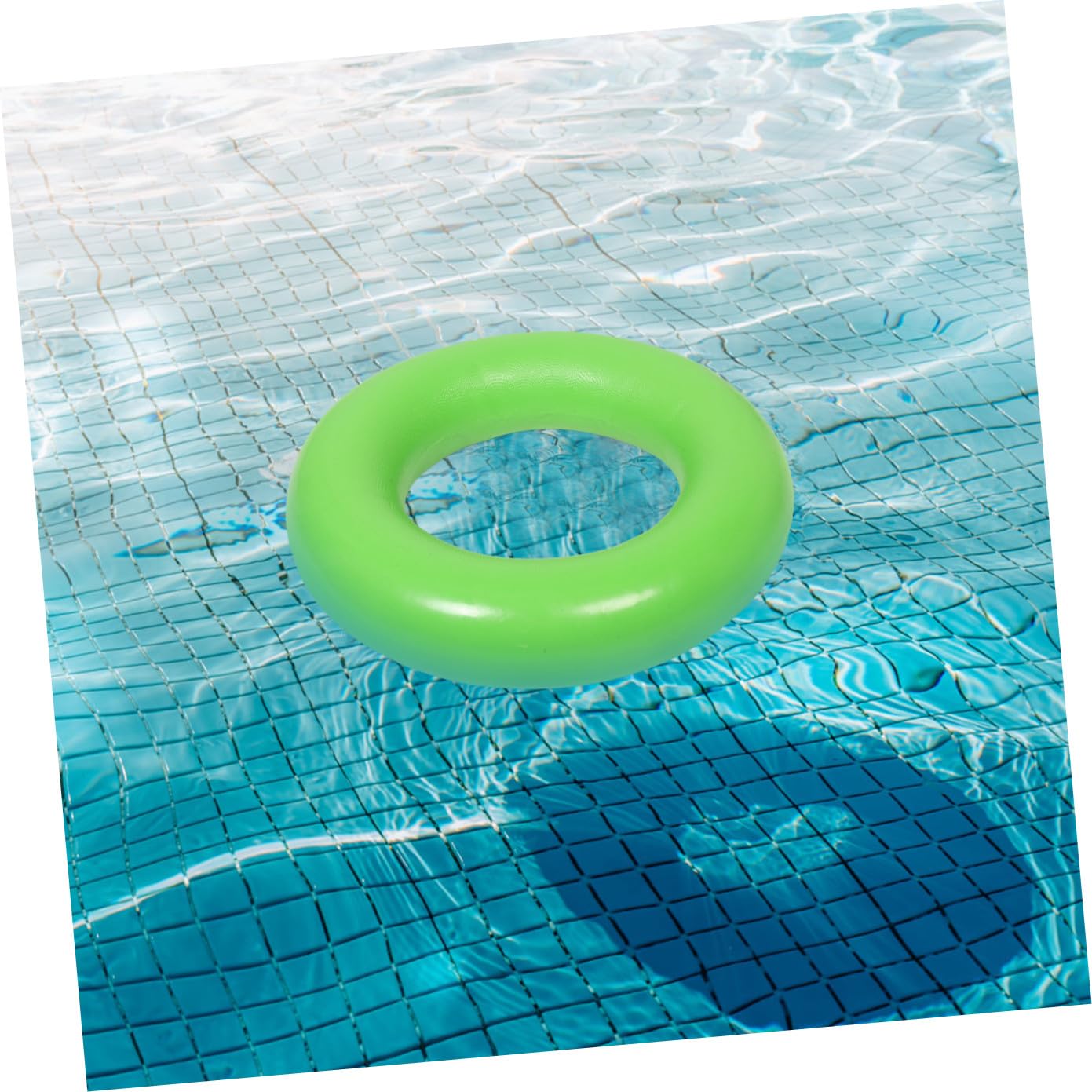 Bouée Gonflable pour Adulte 80cm en Caoutchouc PVC Noir
