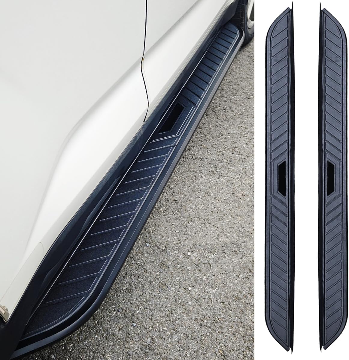 2pcs fit for Cadillac SRX 2010-2015 Side Step Aluminium Running Board Pedal (with Brackets)