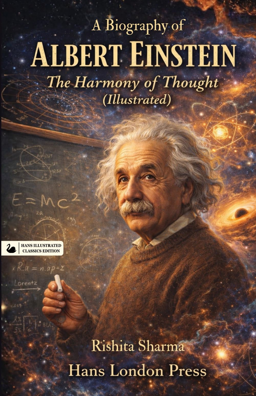 A BIOGRAPHY OF ALBERT EINSTEIN: The Harmony of Thought (Illustrated): An Illustrated Science Biography Exploring Relativity, Genius Mindset, Philosophy, and the Human Side of Albert Einstein