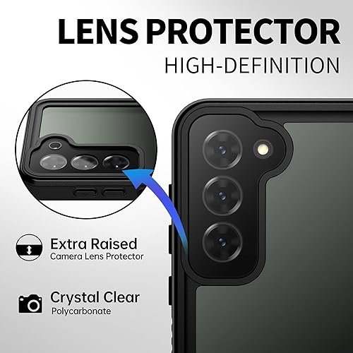 Miniatura 5 de BEASTEK Funda impermeable para Galaxy S23, a prueba de golpes, a prueba de polvo IP68, serie FSN con protector de pantalla integrado, funda