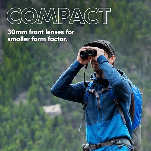 Miniatura 6 de Nikon PROSTAFF P3 8x30 Binocular Binocular compacto resistente al agua, antiempañamiento y con armadura de goma, amplio campo de visión y largo