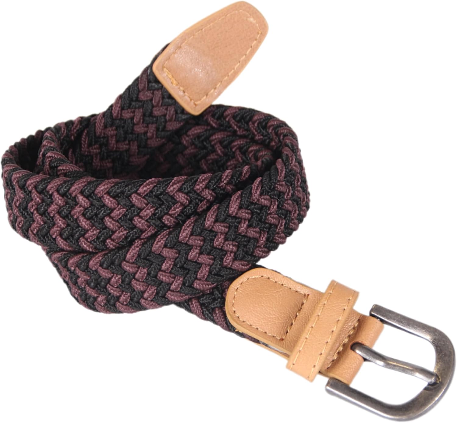 Braided Stretch Cord Belt for Boys & Girls | Elastic Woven Belt for Children | Adjustable Fit, Multiple Color