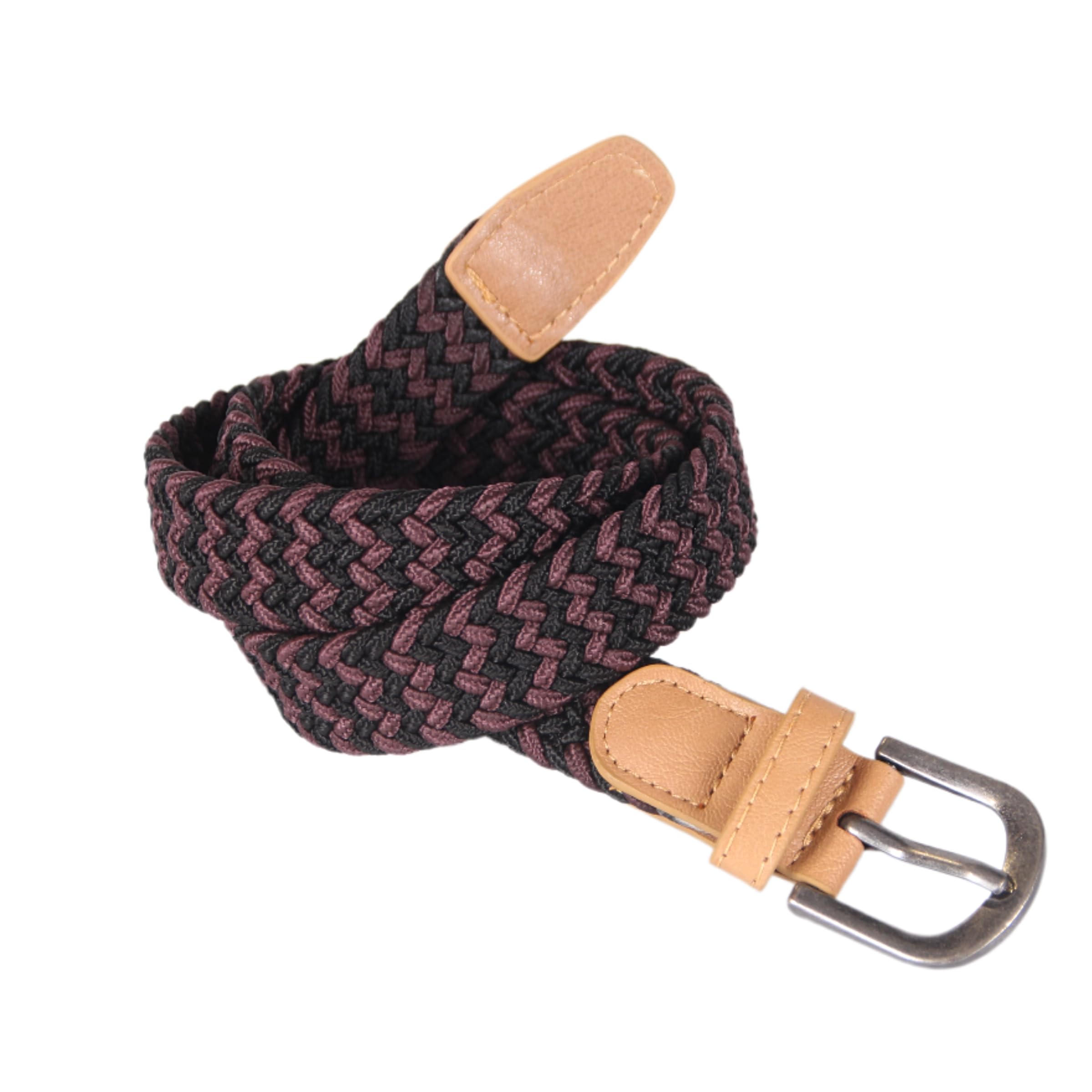 Braided Stretch Cord Belt for Boys &amp; Girls | Elastic Woven Belt for Children | Adjustable Fit, Multiple Color