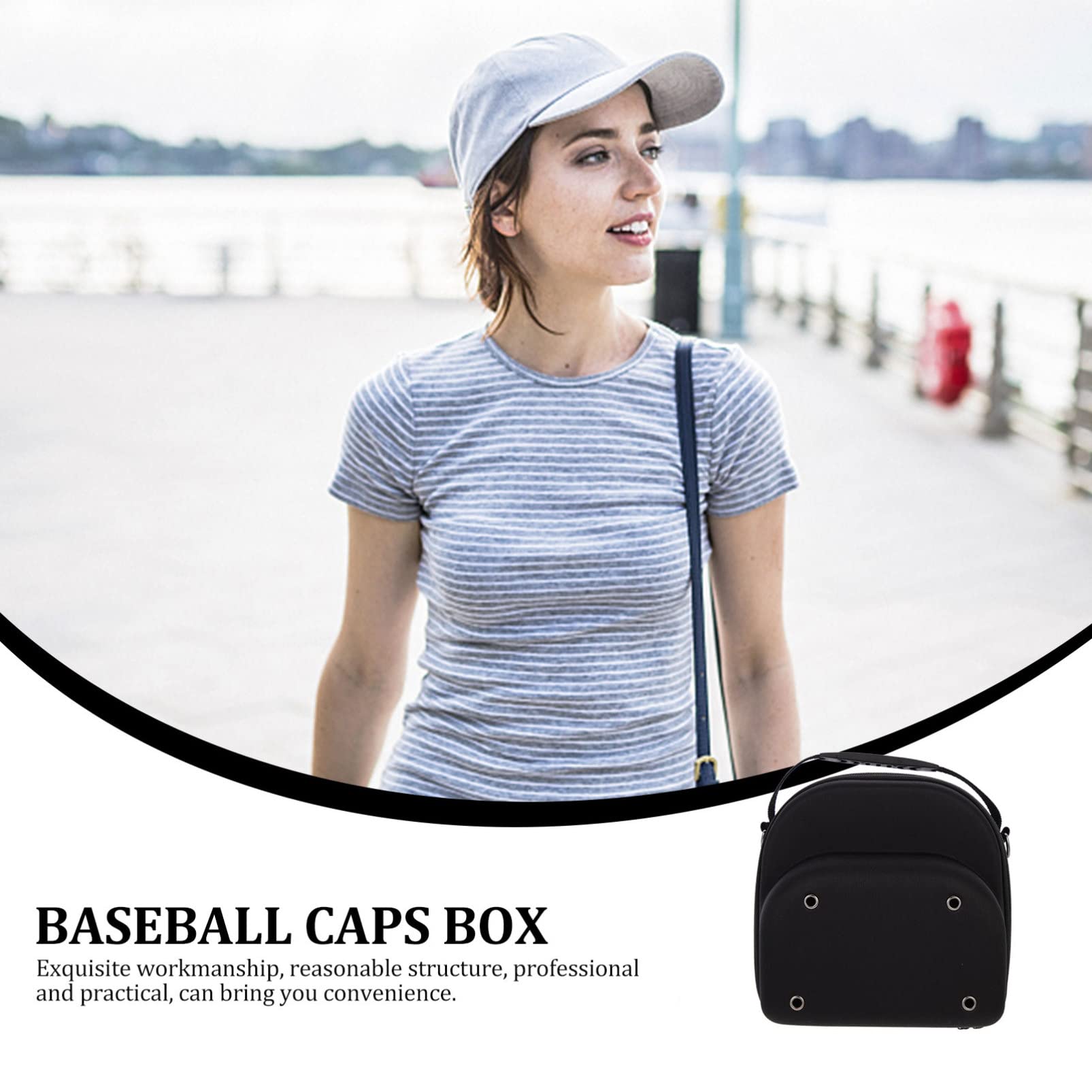 Baseballkappen Aufbewahrungsbox - 4 Stück Transparente Cap-Boxen Gegen Verformung