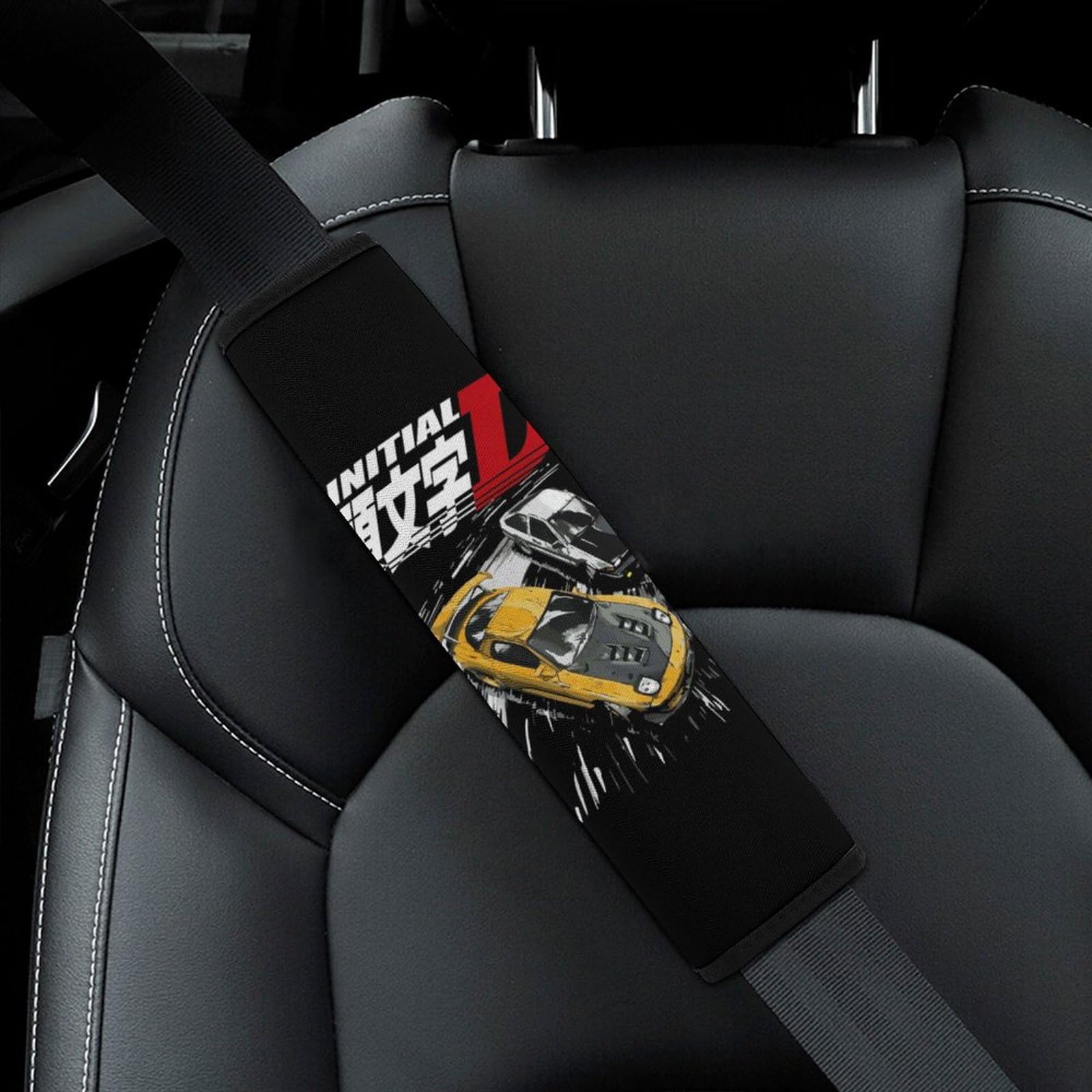 Amazon.co.jp: シートベルトカバー 頭文字d イニシャル D 藤原