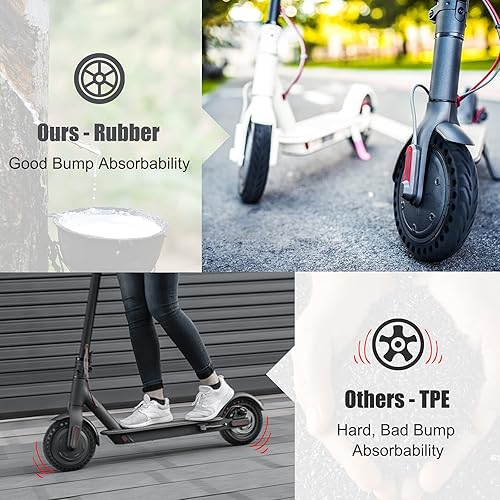 Miniatura 5 de Cooryda Neumático sólido para scooter eléctrico Xiaomi m365 Mijia Mi m365 progotrax gxl V2gotrax XR, ruedas de scooter eléctrico de 8.5 pulgadas de