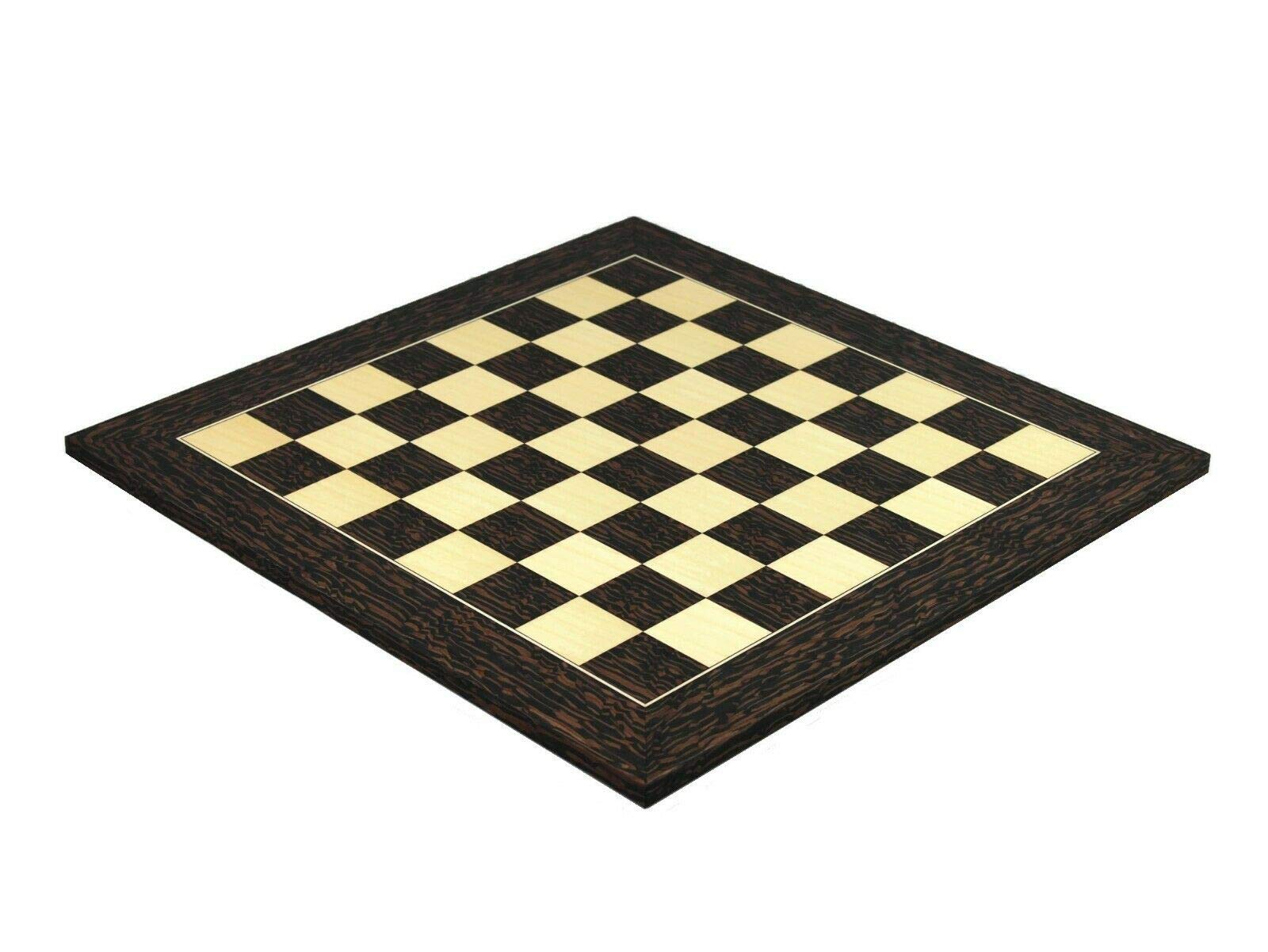 Tablero de ajedrez de madera para adultos, hecho a mano, grande, tradicional, tablero de ébano, de 20 pulgadas, piezas de ajedrez profesional de 9,5 cm