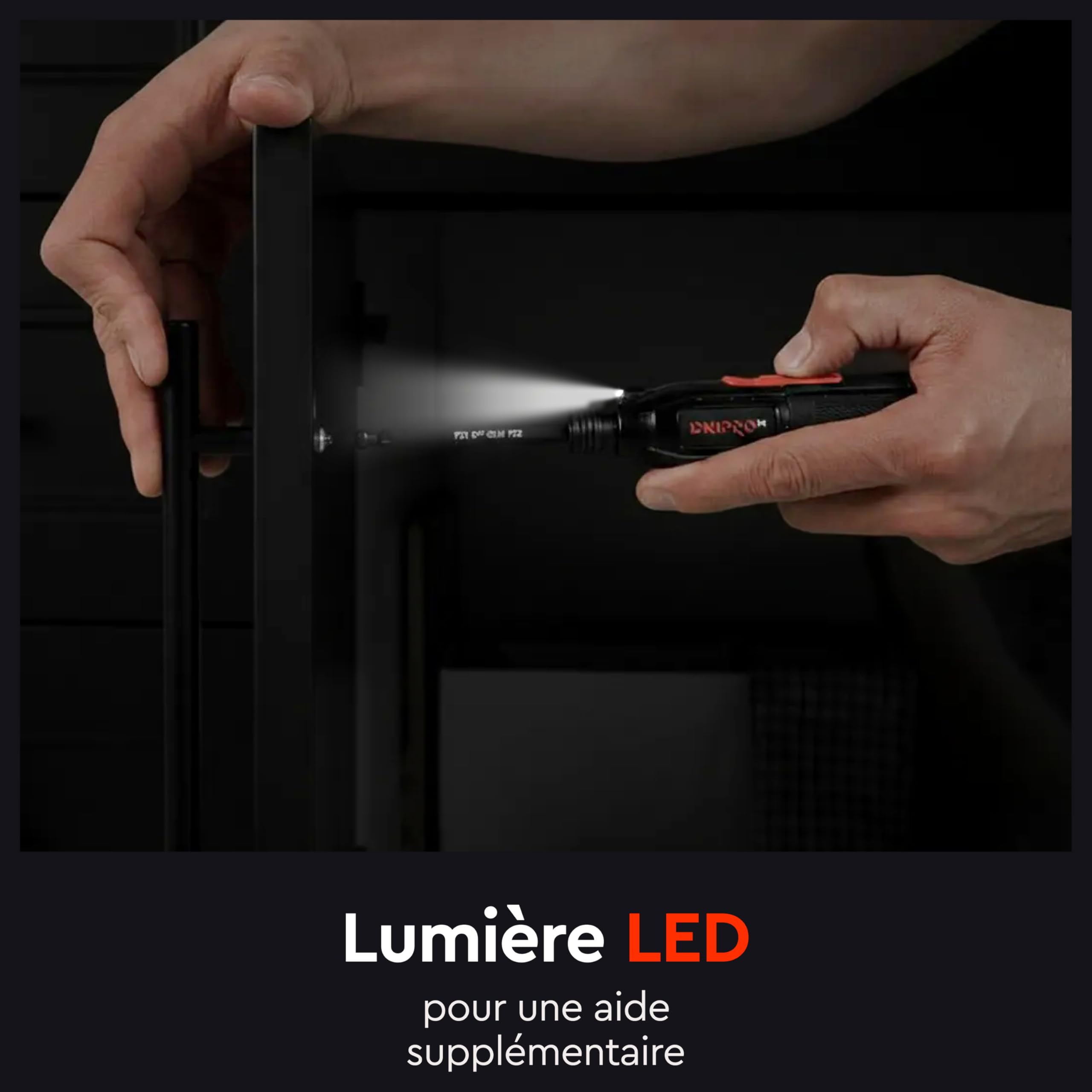 Tournevis Électrique Sans Fil 3.6V USB-C, Lumière LED, CSD-36X