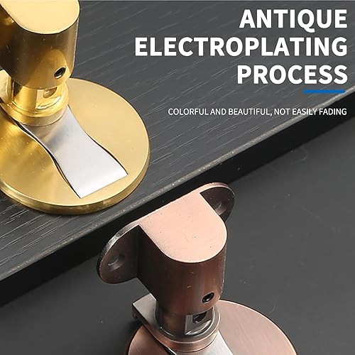 Miniatura 7 de Tope magnético de puerta de acero inoxidable 304 con succión al suelo, topes magnéticos resistentes para la parte inferior de la puerta, cierre