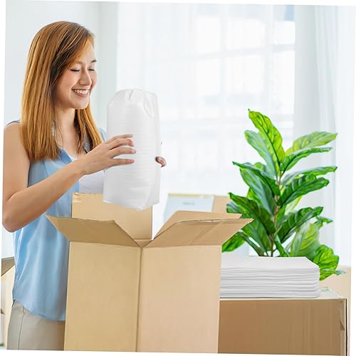 Miniatura 5 de STOBOK 100 Uds. Sobres de burbujas acolchados sobres de placas de relleno de algodón Embalaje de papel de embalaje suministros para bolsas de envío