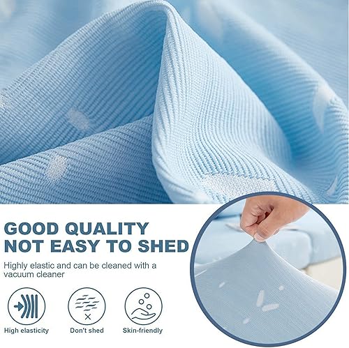 Miniatura 4 de Funda de cojín elástica para sofá, funda antideslizante para sofá, funda universal de repuesto, resistente al desgaste, fundas elásticas para sofá