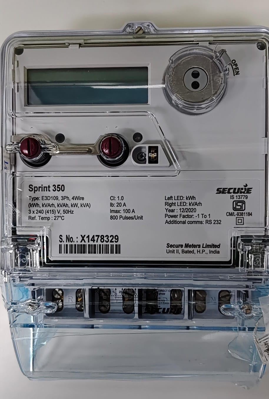 Unidirectional Sprint 350 3Phase 20-100A Meter (B0D78T8LLG) Amazon Price History, Amazon Price Tracker