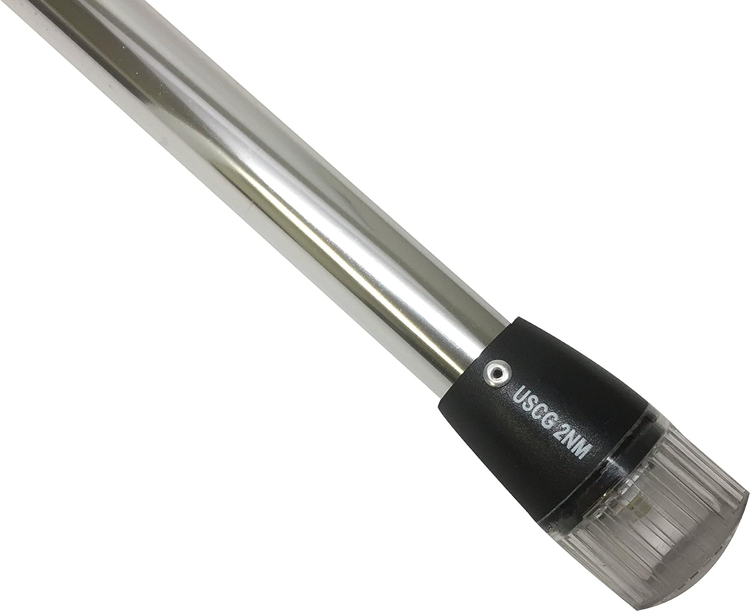 Pactrade Marine LED 24" All-Round Long Stern Light Plugin Aluminum Pole