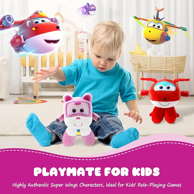 Super Wings Dizzy Peluche Suave 7 pulgadas miniatura 5