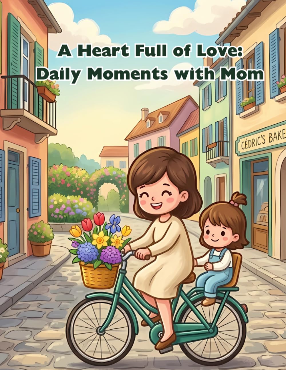 A Heart Full of Love: Daily Moments with Mom: A Heartwarming Mother's Day Coloring Book for Kids with Sweet Daily Life Scenes and Cute Illustrations of Mothers and Children