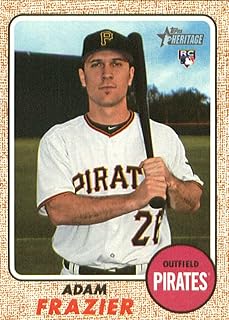 2017 Topps Heritage High Numbers #669 Adam Frazier NM-MT+ RC Pittsburgh Pirates Baseball