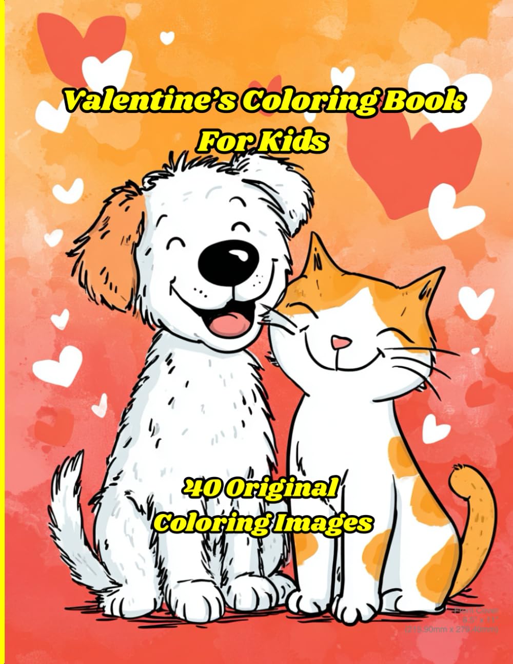 Valentin's Coloring Book For Kid's: 40 Original Images