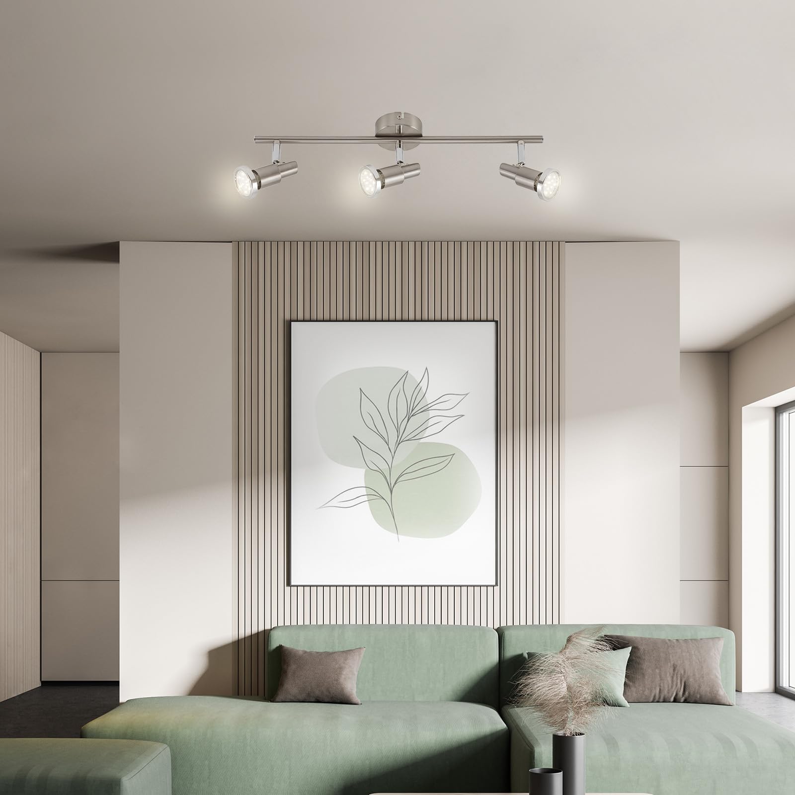 Briloner LED Deckenleuchte Mit 3 Spots – Moderner Deckenstrahler Fürs Wohnzimmer, 3x5W