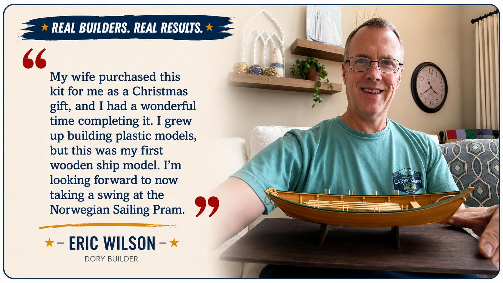 Model Shipways Lowell Grand Banks Dory 1:24 - MS1470CB - Holzmodellschiff Bausatz zum Zusammenbauen - Level 1 Modellbausatz - Bastelset für Erwachsene - inklusive allen benötigten Werkzeugen