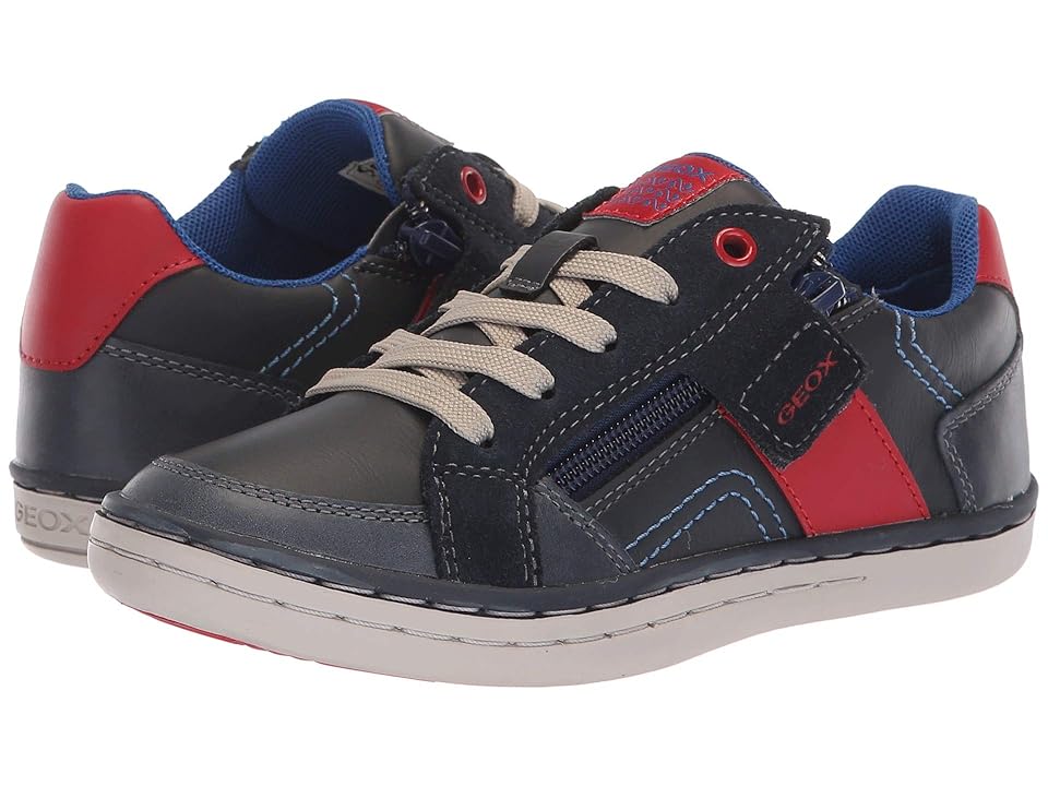 

Geox Kids Garcia Boy 33 (Little Kid/Big Kid) (Navy/Red) Boy's Shoes