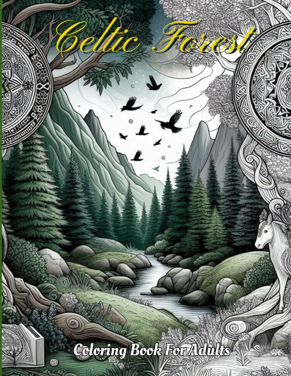 Celtic Forest - Coloring Book for Adults