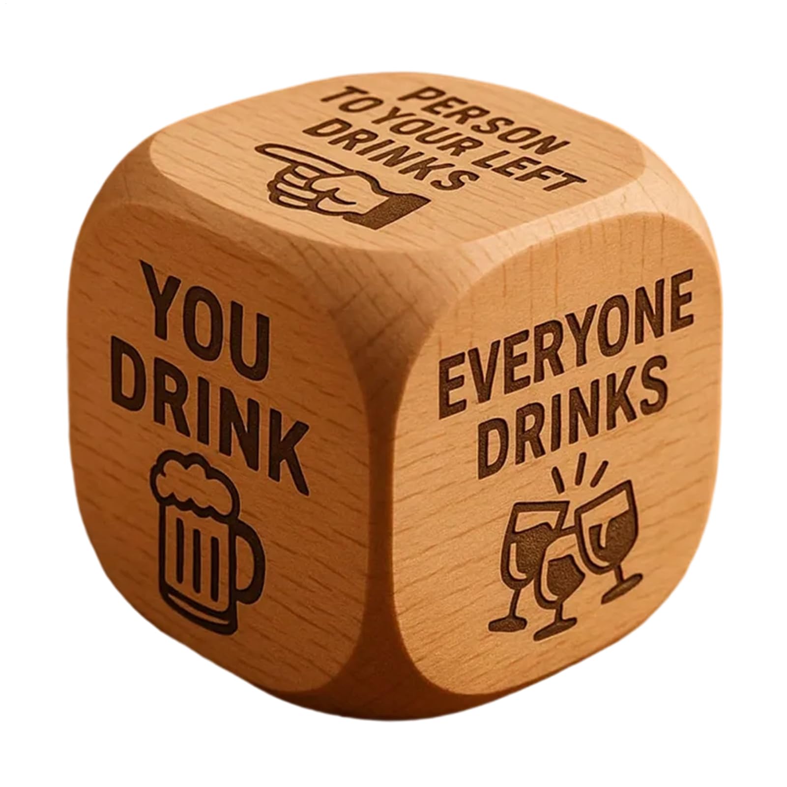 Woalopted Drinking Games for Adults Party,Interactive Challenge Party Favors - Adults Dice Decision Board Game - for Home College Gathering Birthday Holiday New Year Christmas