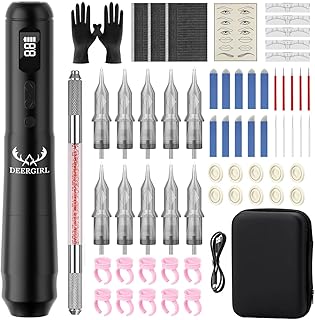 Kit de máquina de tatuaje de maquillaje perma...