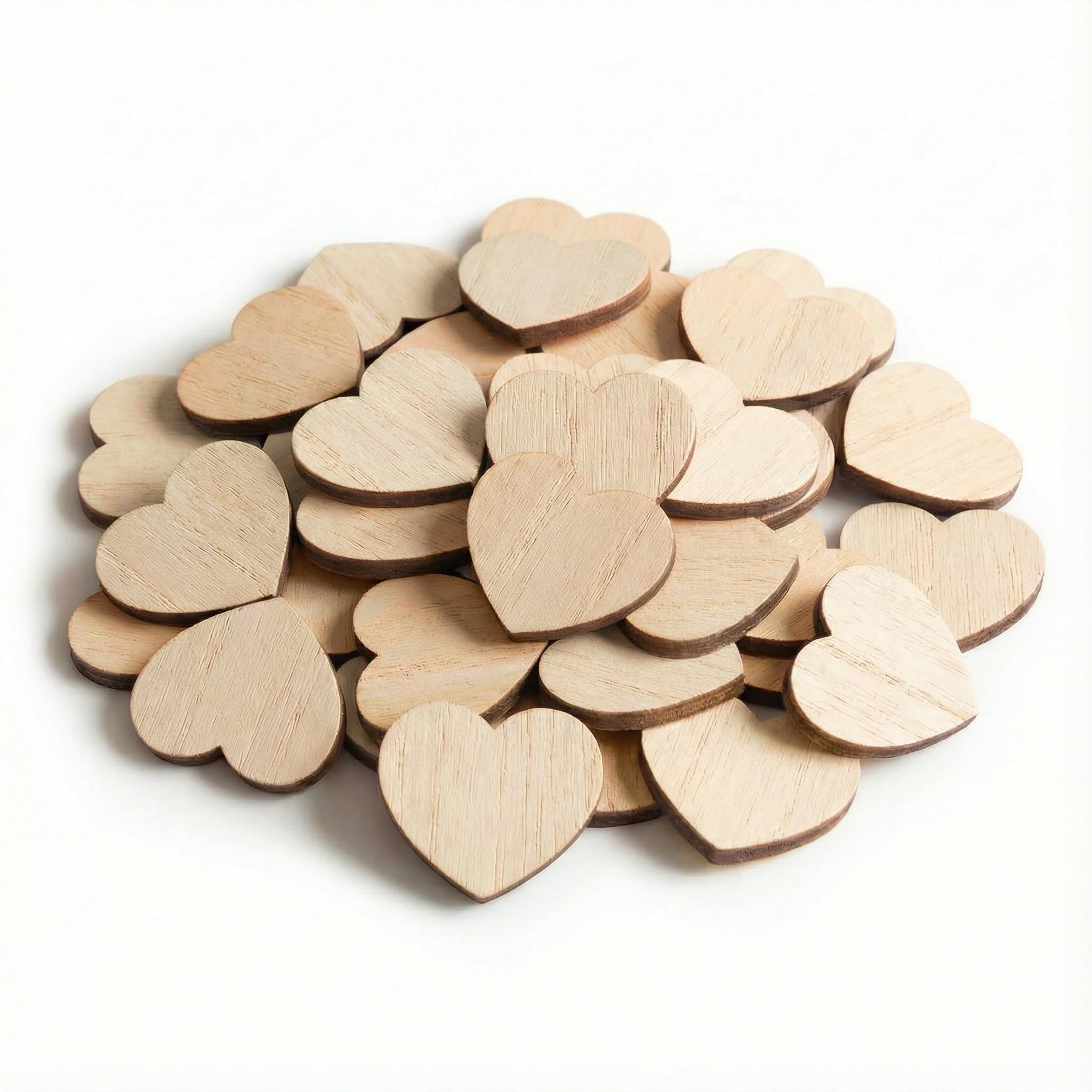 Amazon.com: Wooden Hearts for Crafts - Tokens for Baby Shower