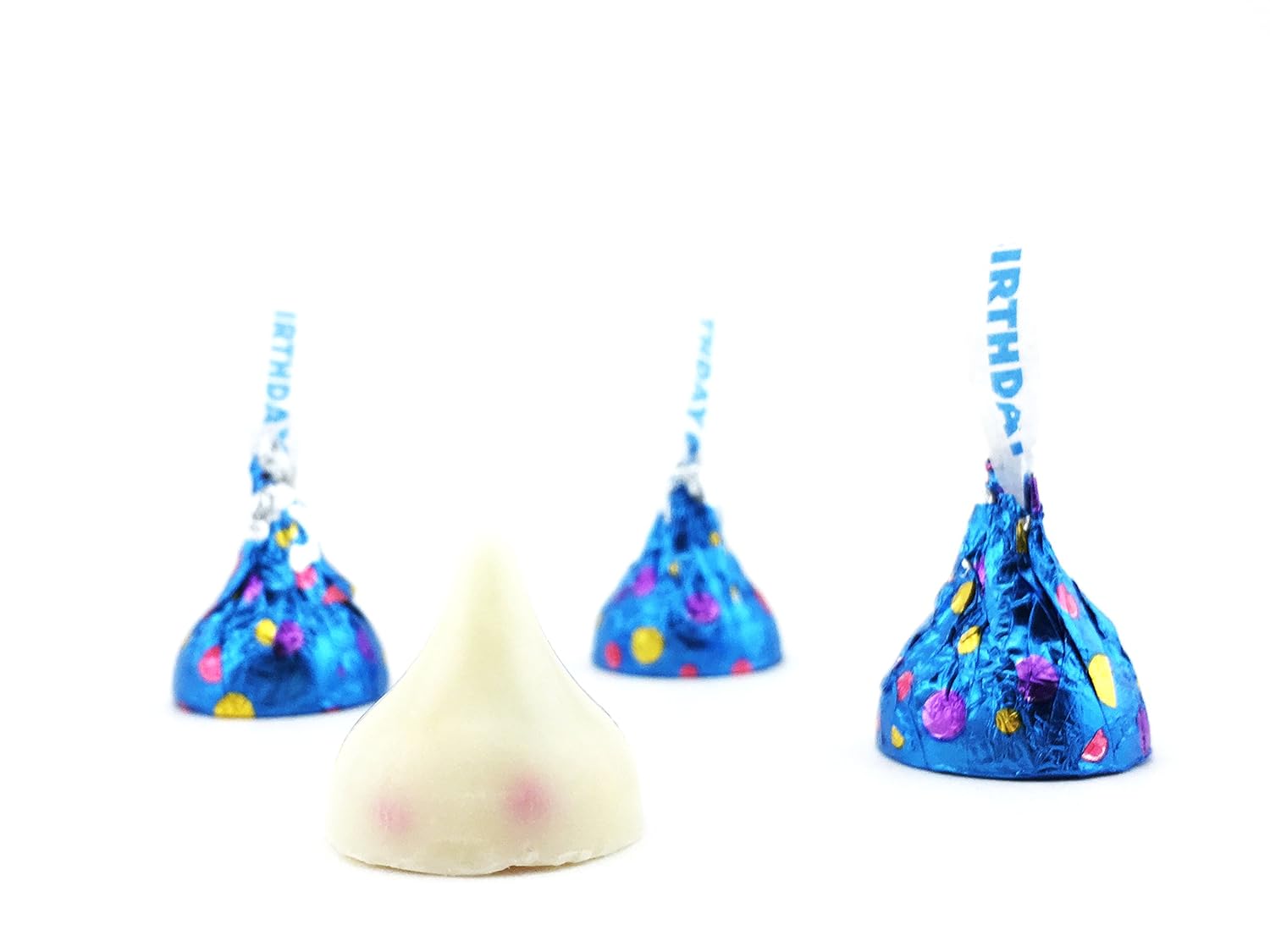 Hershey's Kisses Birthday Cake Flavor With Colored Cookies (Pack of 2 Pounds)
