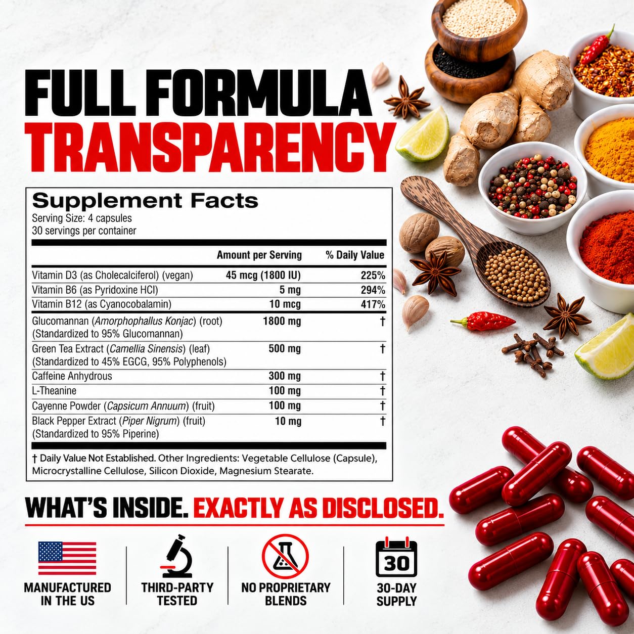 Instant Knockout - Fat Burner Weight Loss Shredding Formula - All Natural Ingredients — Amazon image 6
