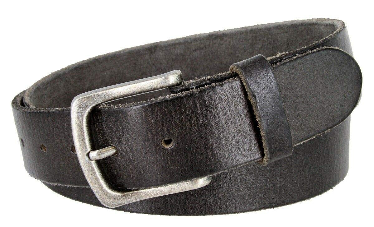 Genuine Full Grain One Piece Leatehr Casual Jean Belt 1-1/2