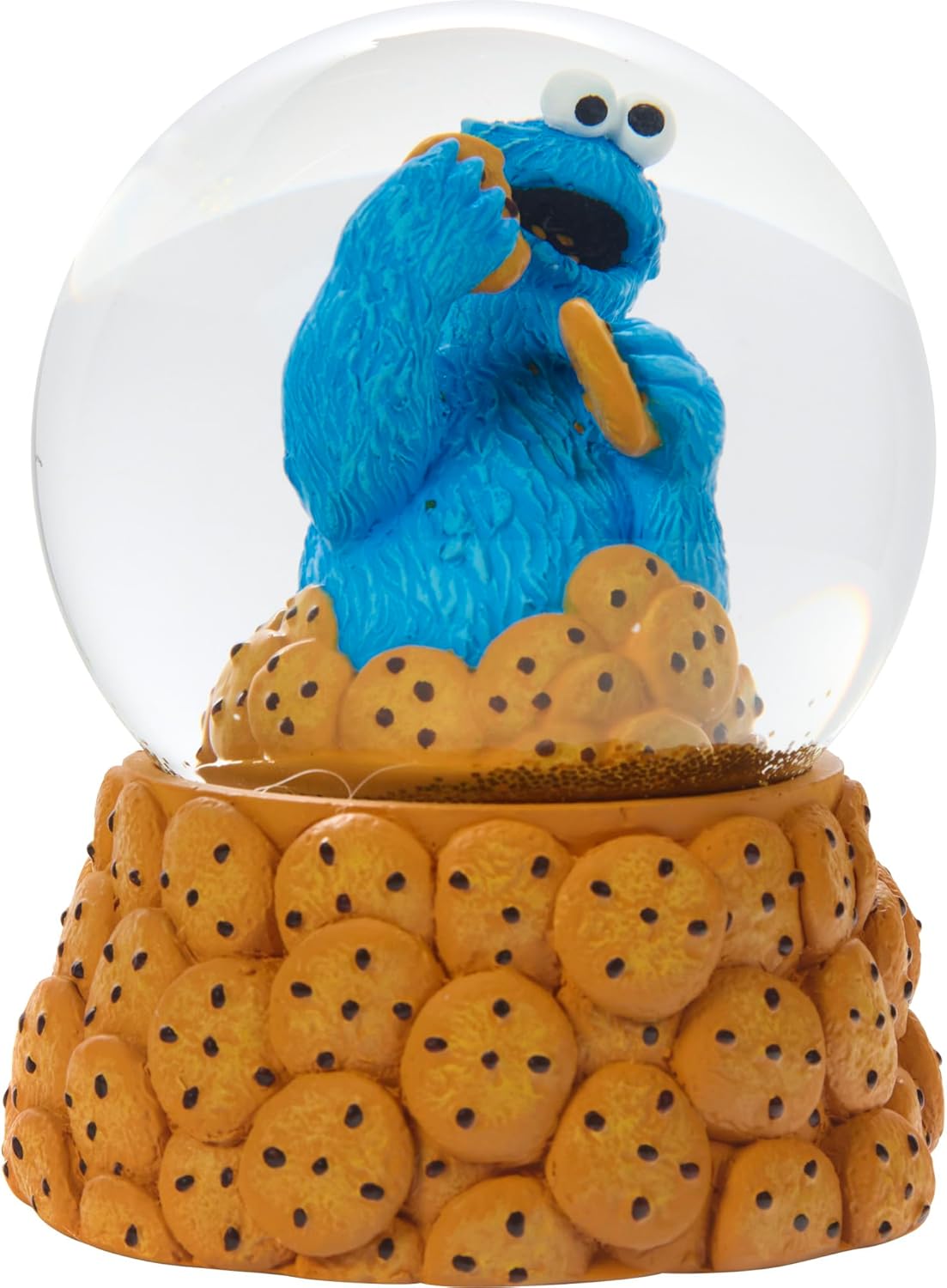 Precious Moments Sesame Street Cookie Monster Nom Nom Musical Snow Globe, Plays C is for Cookie Song