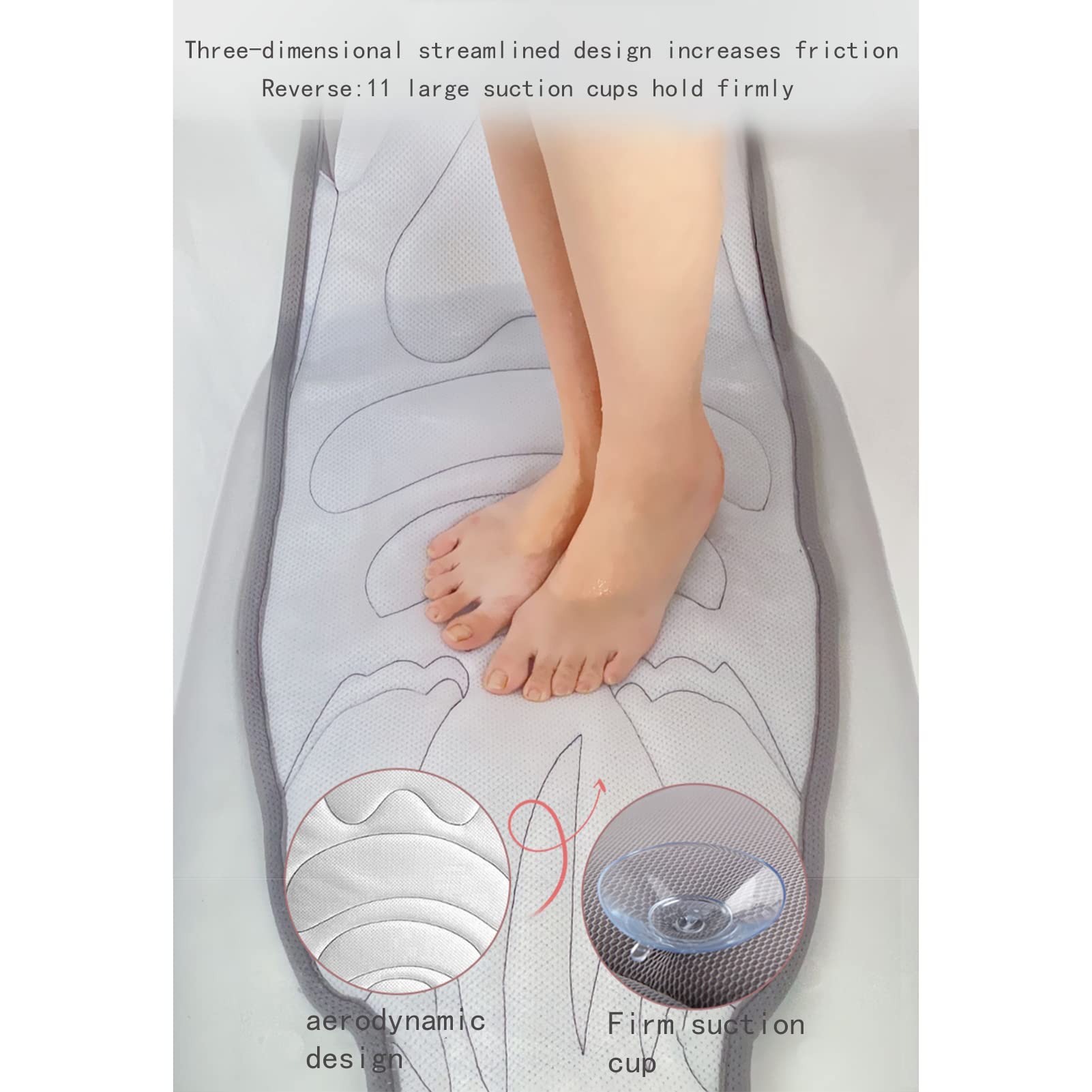 MyrRhe Baby's Otter Ergonomisches Badekissen: 3D-Air-Mesh, schwarz, luxuriös, Spa-Erlebnis – perfektes Badezubehör, Geschenk zur Entspannung.