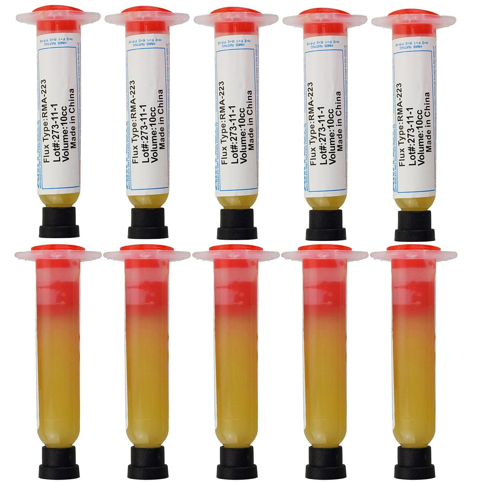 Sponsored Ad – 10pcs Soldering Paste - Low Temp Flux Paste for Electronics,No Clean Welding Flux with Strong Viscosity for Lead- Electronics Welding and Soldering