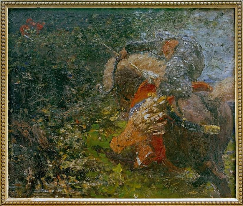 Tableau le chevalier Ilya Muromec posters et art décoration chambre 60x90