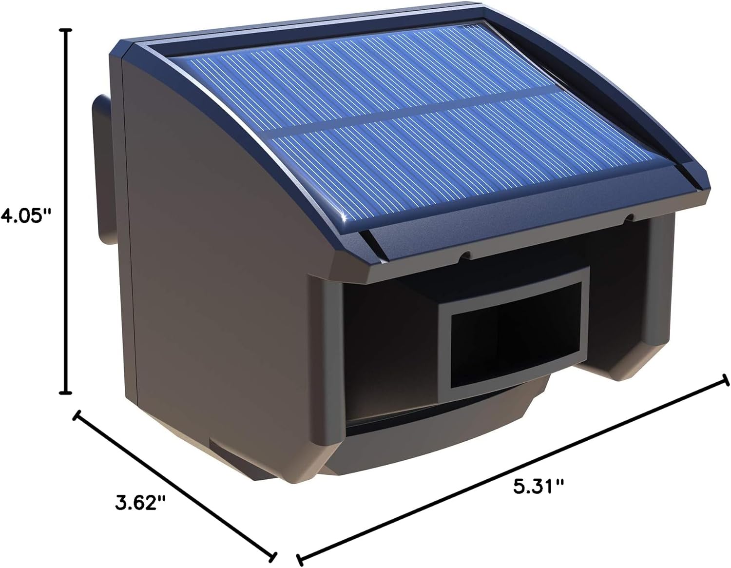 Dimensions of HTZSAFE T704 Solar Wireless Motion Sensor