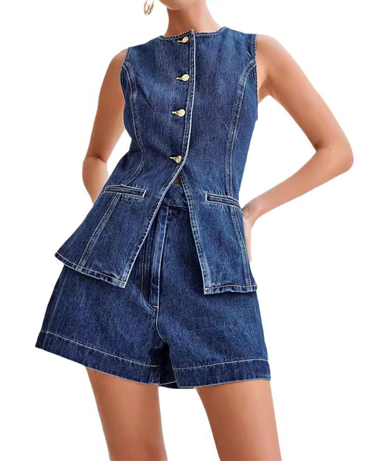 Conjunto de dos piezas para mujer que soluciona tus looks de verano 7