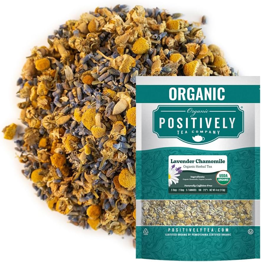 Lavender Chamomile, Herbal Tea, Loose Leaf, 4 Ounce