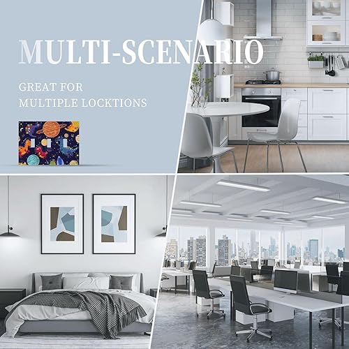 Vista 31 de Placa de pared con interruptor de luz de doble interruptor de pared para niños, diseño de dinosaurio, galaxia, espacio exterior, planeta, nebulosa