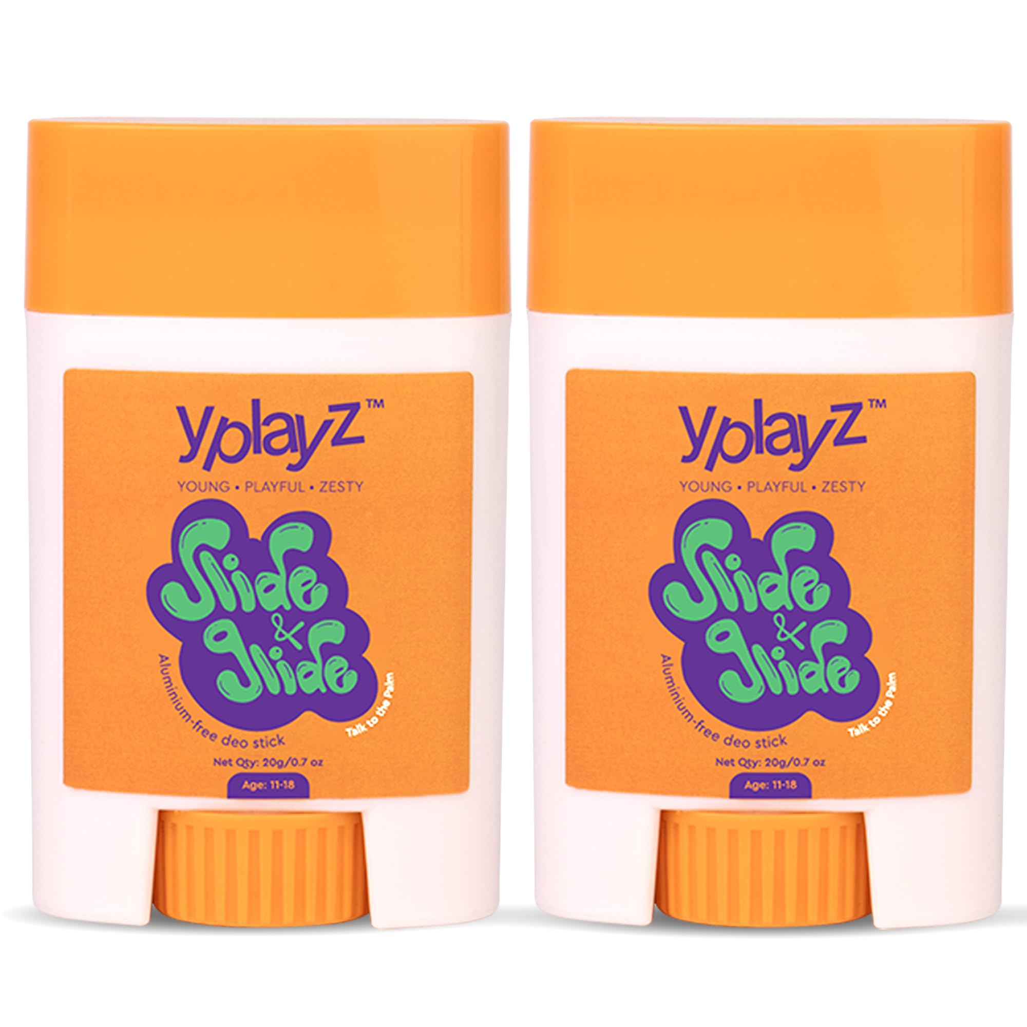 YplayZ No Bo Duo Deo Stick Bundle For Kids & Teens 11+ Yrs | Deodorant Stick 8+ Hr Odor & Sweat Protection | Baking Soda & Aluminium Free Kids Deodorant | Skin-Friendly | Pack Of 2:Talk to the Palm-image-25